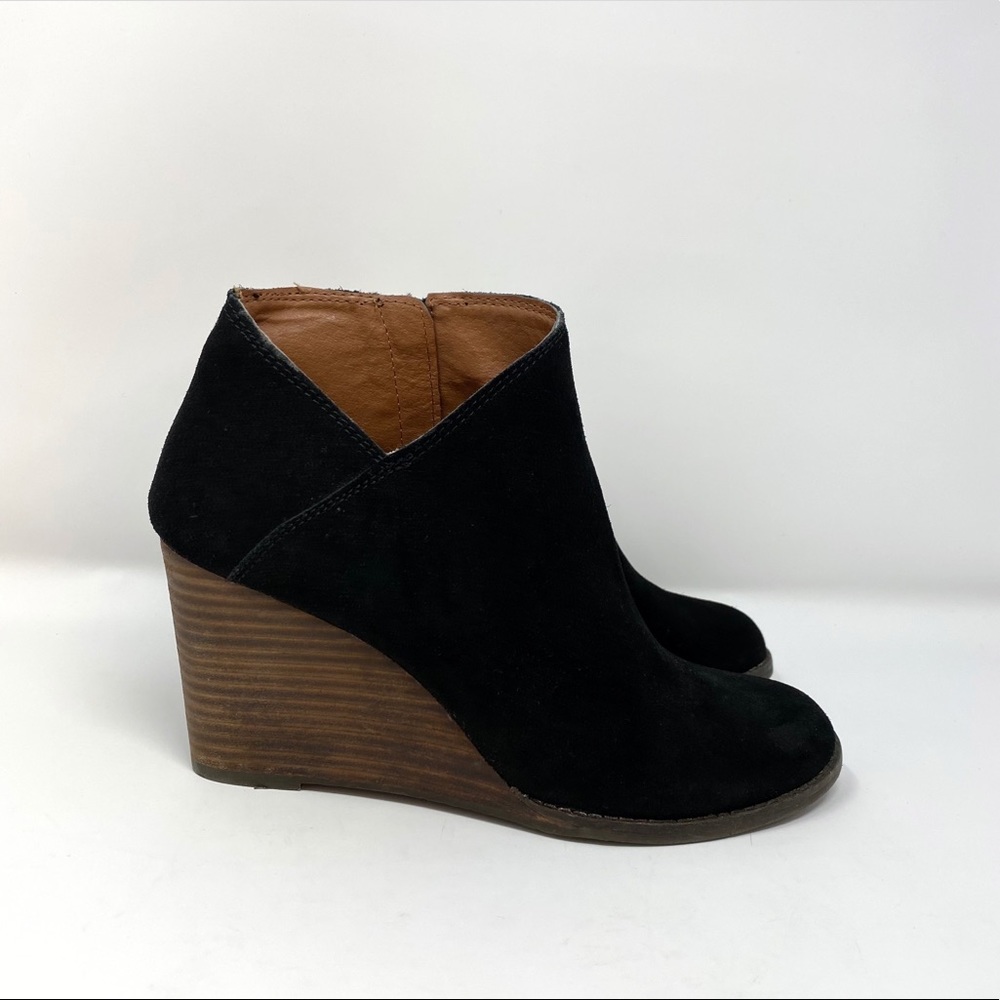 Lucky Brand Yakeena Ankle Booties Wedge